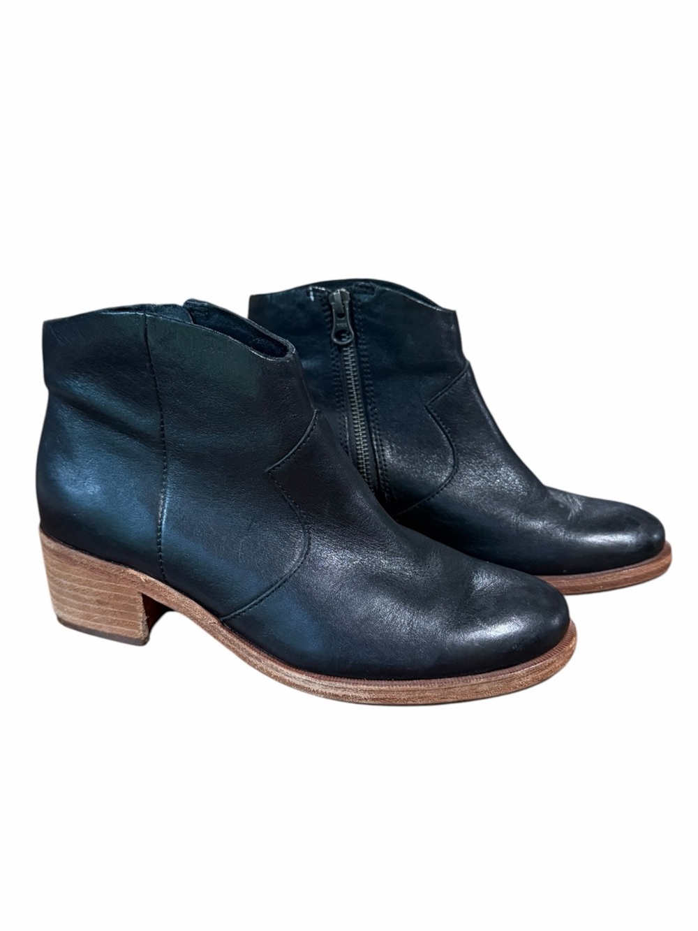 Kork-Ease Leather Ankle Boots